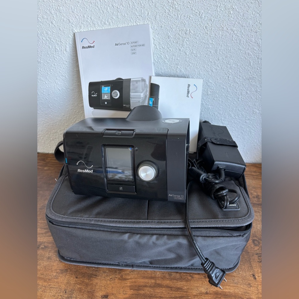 ResMed AirSense 10 with bag